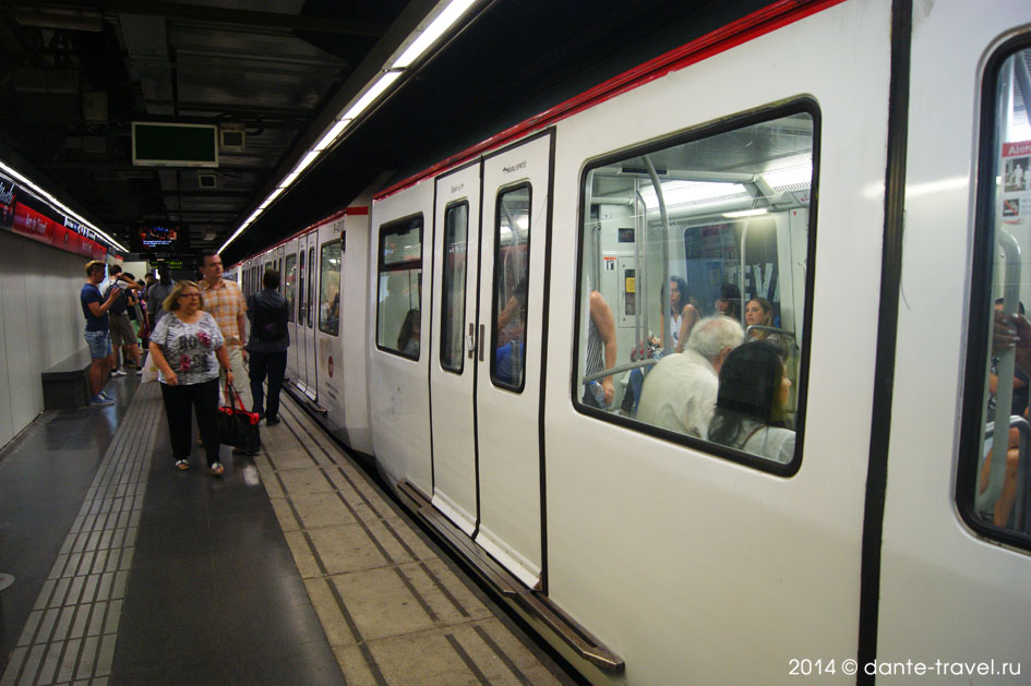 metro v Barcelone