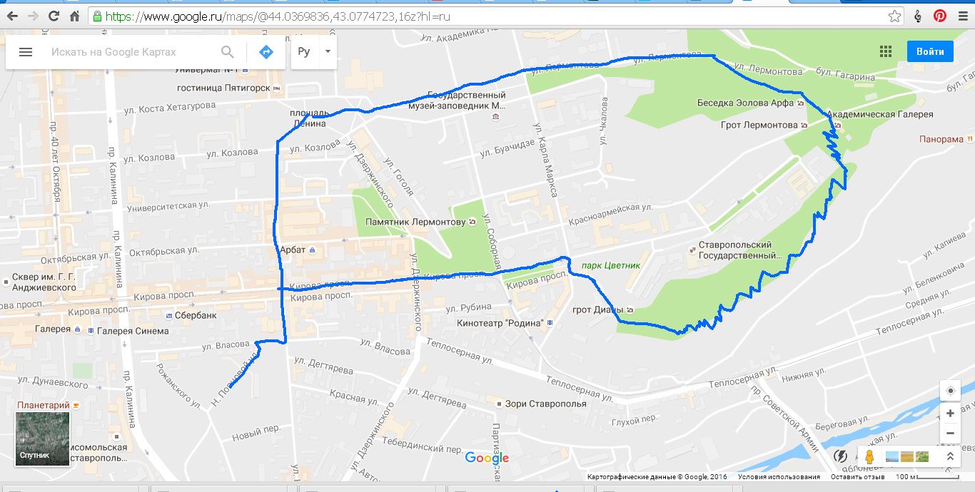 маршрут по пятигорску на авто (96) фото